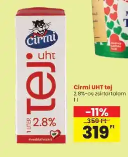Spar Cirmi UHT tej ajánlat
