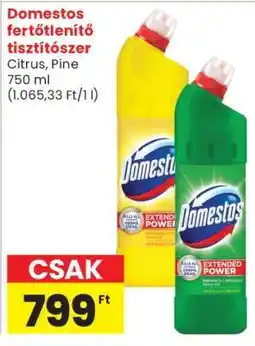 Spar Domestos fertőtlenítő tisztítószer ajánlat