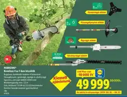 Lidl PARKSIDE Benzines 4 az 1-ben készülék ajánlat