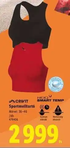 Lidl CRIVIT Sportmelltartó ajánlat