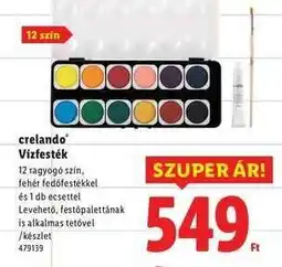 Lidl crelando Vízfesték ajánlat