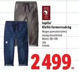 Lidl lupilu Kisfiú farmernadrág ajánlat