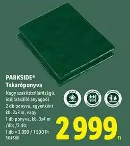 Lidl PARKSIDE Takaróponyva ajánlat