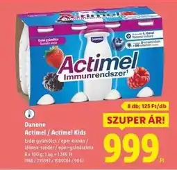 Lidl Danone Actimel / Actimel Kids ajánlat