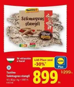 Lidl Tastino Sokmagvas stangli ajánlat