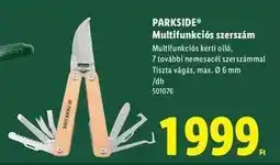 Lidl PARKSIDE Multifunkciós szerszám ajánlat