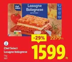 Lidl CHEF SELECT Lasagne bolognese ajánlat