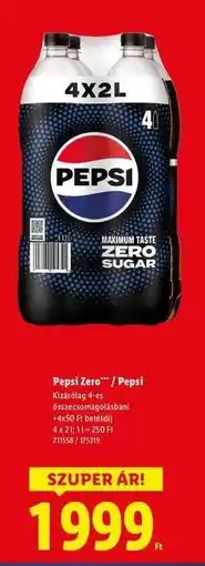Lidl Pepsi Zero / Pepsi ajánlat