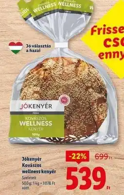 Lidl Jókenyér Kovászos wellness kenyér ajánlat