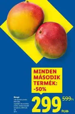 Lidl Mangó ajánlat