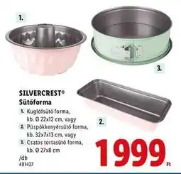 Lidl SILVERCREST Sütőforma ajánlat