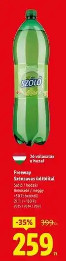 Lidl FREEWAY Szénsavas üdítőital ajánlat