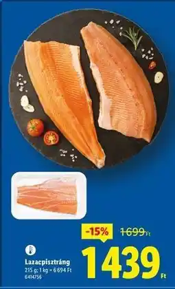 Lidl Lazacpisztráng ajánlat