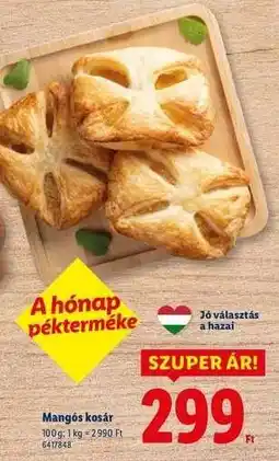 Lidl Mangós kosár ajánlat