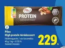 Lidl PILOS High Protein túródesszert ajánlat