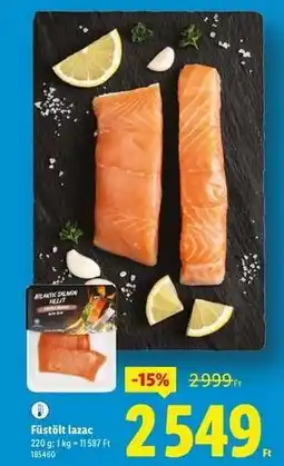 Lidl Füstölt lazac ajánlat