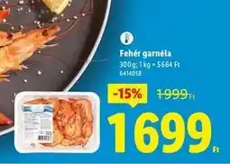 Lidl Fehér garnéla ajánlat