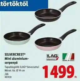 Lidl SILVERCREST Mini alumínium serpenyő ajánlat