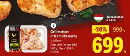 Lidl GRILLMEISTER Friss csirkeszárny ajánlat