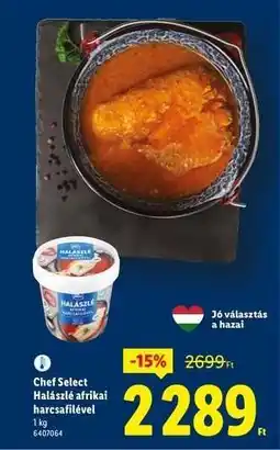 Lidl CHEF SELECT Halászlé afrikai harcsafilével ajánlat