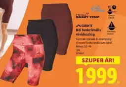Lidl Crivit Női funkcionális rövidnadrág ajánlat