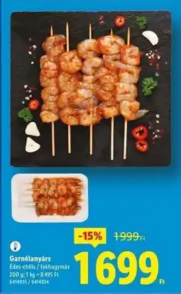 Lidl Garnélanyárs ajánlat