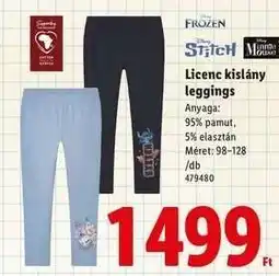 Lidl Licenc kislány leggings ajánlat