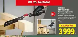 Lidl PARKSIDE PERFORMANCE Prémium japán fűrész ajánlat