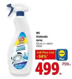 Lidl W5 Vízkőoldó spray ajánlat
