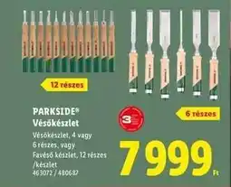 Lidl PARKSIDE Vésőkészlet ajánlat