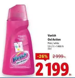 Lidl VANISH Oxi Action ajánlat