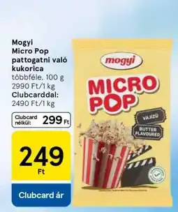 Tesco Mogyi Micro Pop pattogatni való kukorica ajánlat