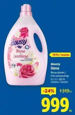 Lidl Doussy Öblítő ajánlat