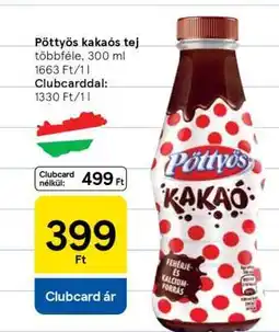 Tesco PÖTTYÖS Kakaós tej ajánlat