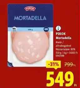 Lidl PIKOK Mortadella ajánlat