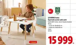 Lidl LIVARNO HOME Gyermek asztal-szék szett ajánlat