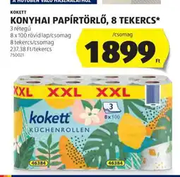 ALDI Konyhai papírtörlő, 8 tekercs ajánlat