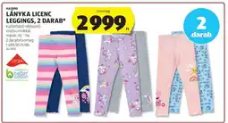 ALDI Lányka Licenc Leggings, 2 darab ajánlat