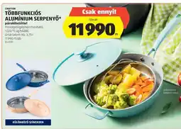 ALDI CROFTON TÖBBFUNKCIÓS ALUMÍNIUM SERPENYŐ ajánlat