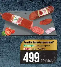 Coop Família Harmónia szalámi ajánlat