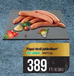 Coop Pápai virsli juhbélben ajánlat