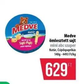 Coop Medve ömlesztett sajt mini abc szuper ajánlat
