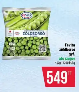 Coop Fevita zöldborsó gyf ajánlat