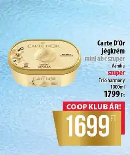 Coop CARTE D'OR Jégkrém ajánlat