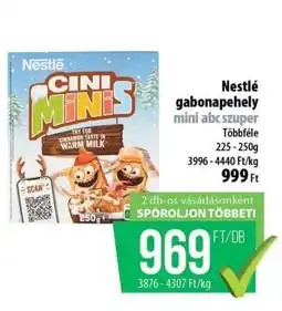 Coop Nestlé gabonapehely mini abc szuper ajánlat
