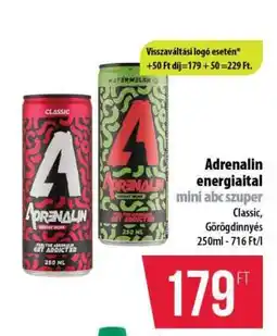 Coop ADRENALIN Energiaital ajánlat