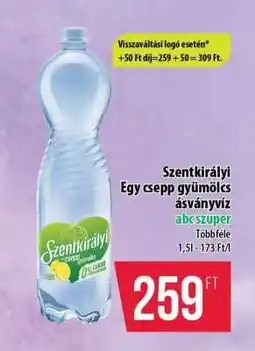 Coop SZENTKIRÁLYI﻿﻿ Egy Csepp Gyümölcs ásványvíz ajánlat