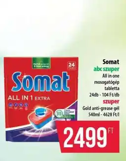 Coop Somat All in One mosogatógép tabletta ajánlat