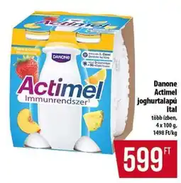 Coop Danone Actimel joghurtalapú ital ajánlat