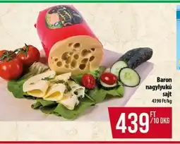 Coop Baron nagylyukú sajt ajánlat